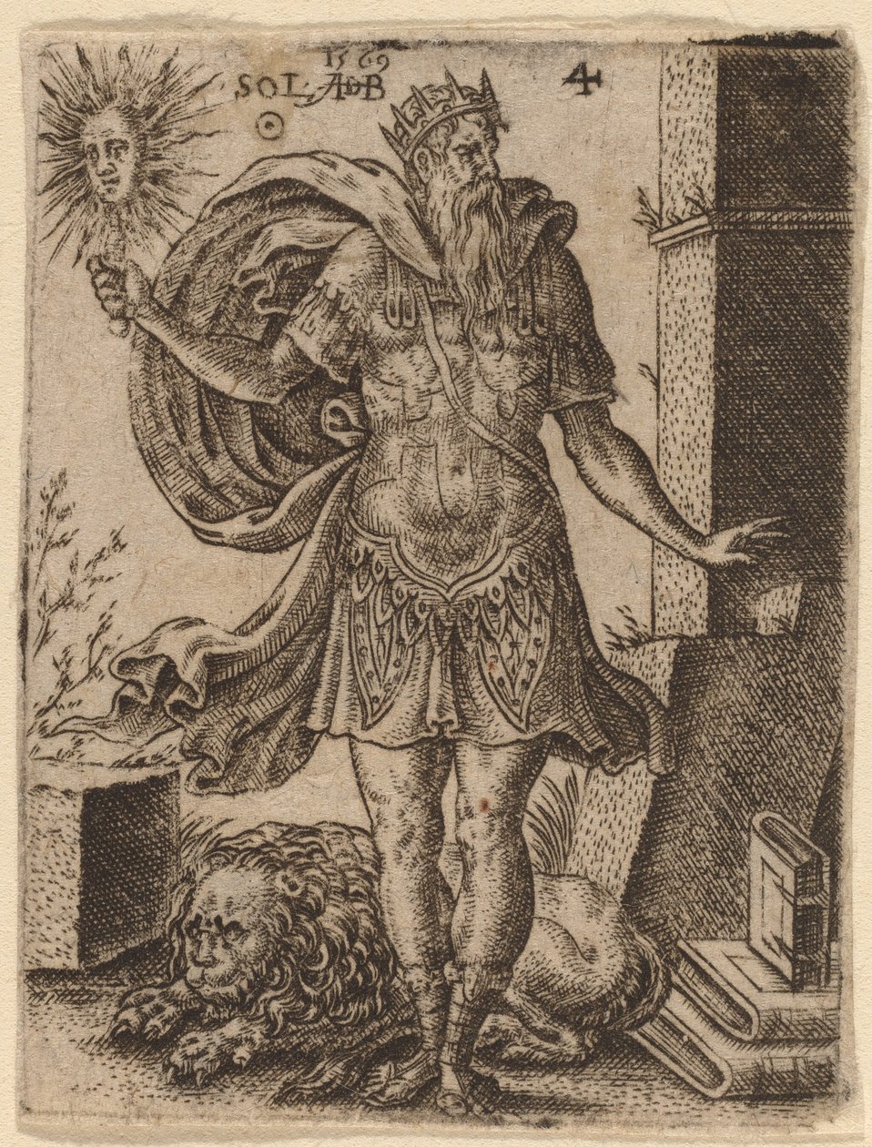 Słońce autorstwa Abraham de Bruyn