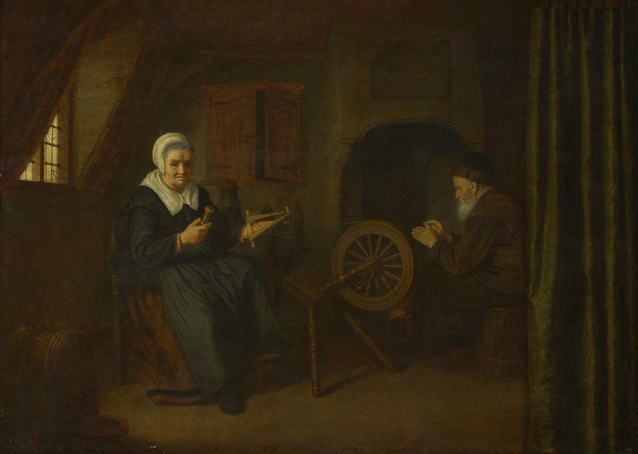 Tobit i Anna, ok. 1930 16571658 autorstwa Abraham de Pape