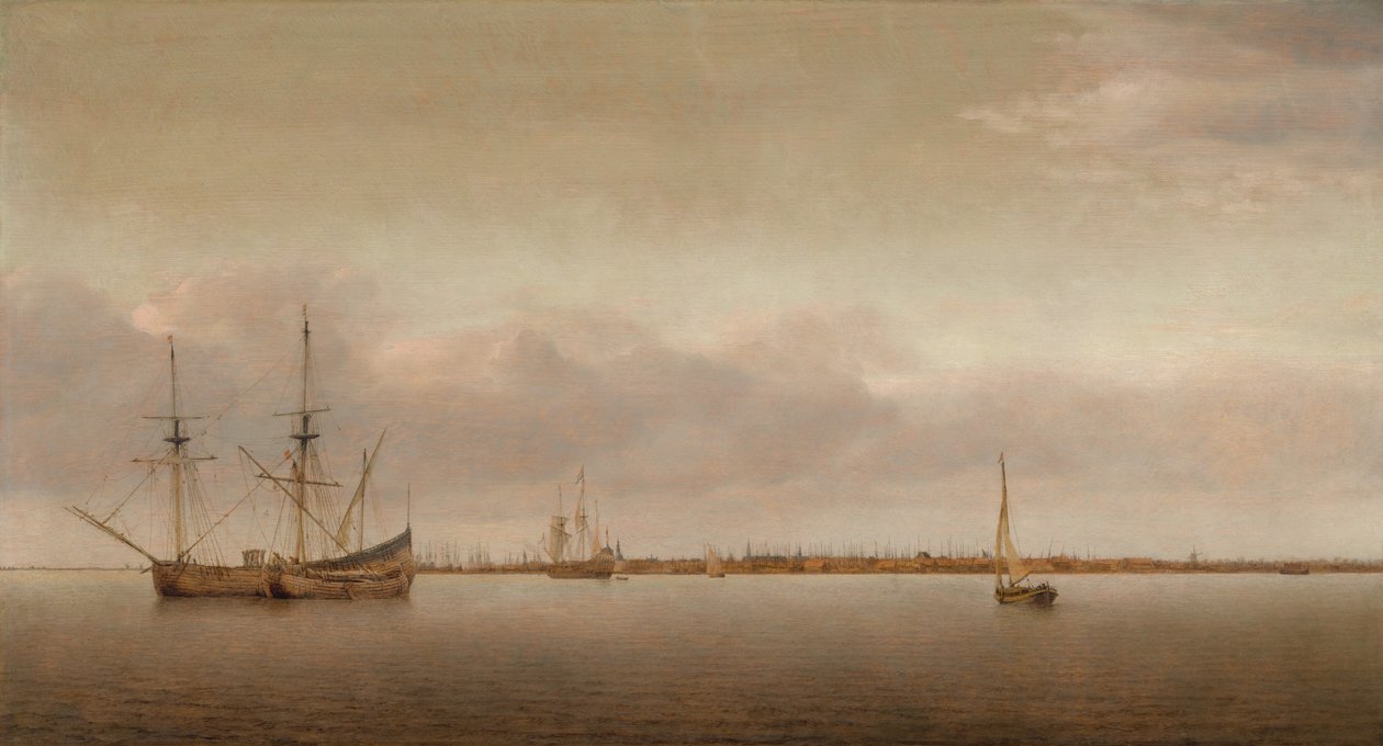 Widok na Hoorn autorstwa Abraham de Verwer