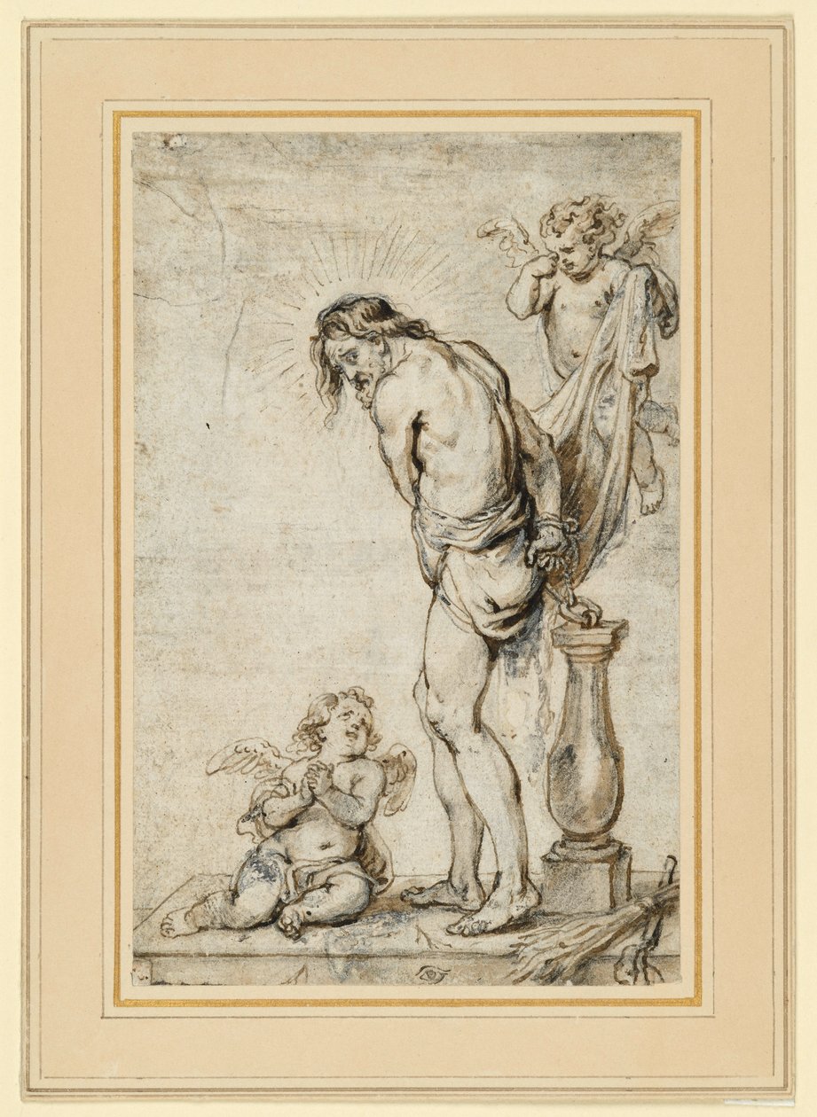 Chrystus przy kolumnie biczowania autorstwa Abraham van Diepenbeeck