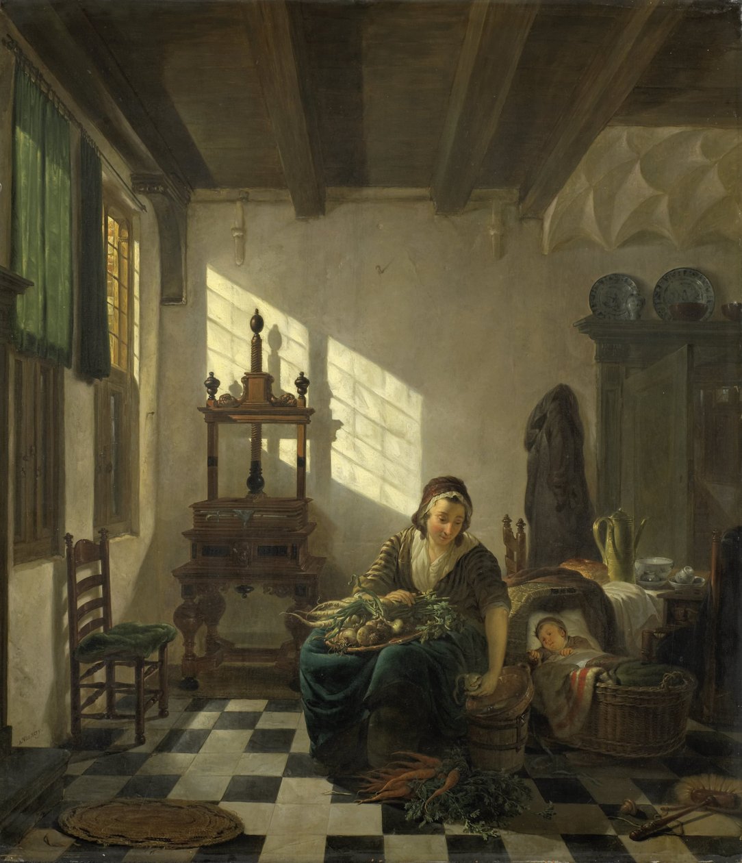 Gospodyni domowa autorstwa Abraham van Strij (I)