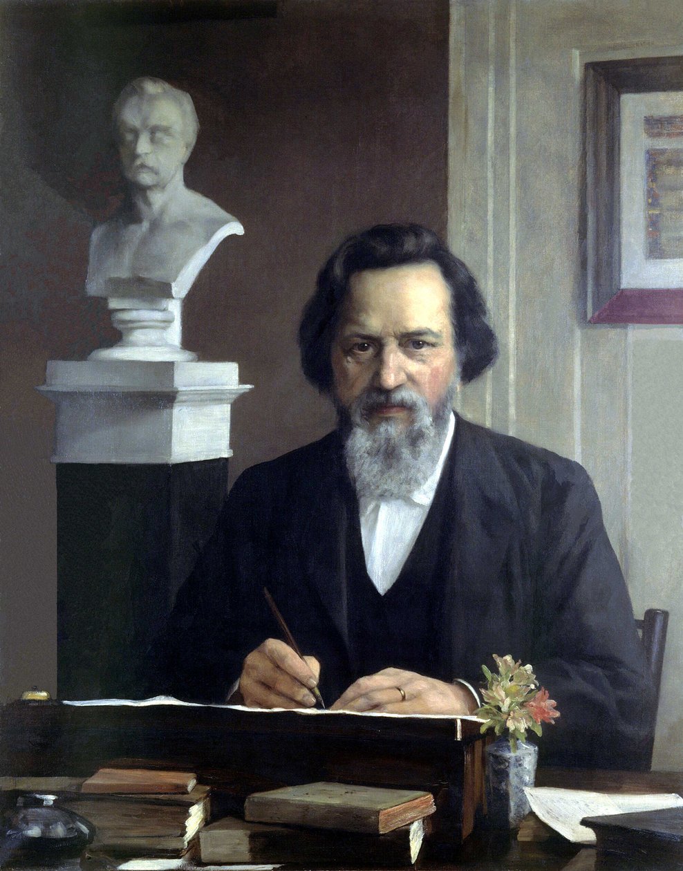 Franciscus Cornelis Donders (1818-1889), holenderski fizjolog i okulista autorstwa Bramine Hubrecht
