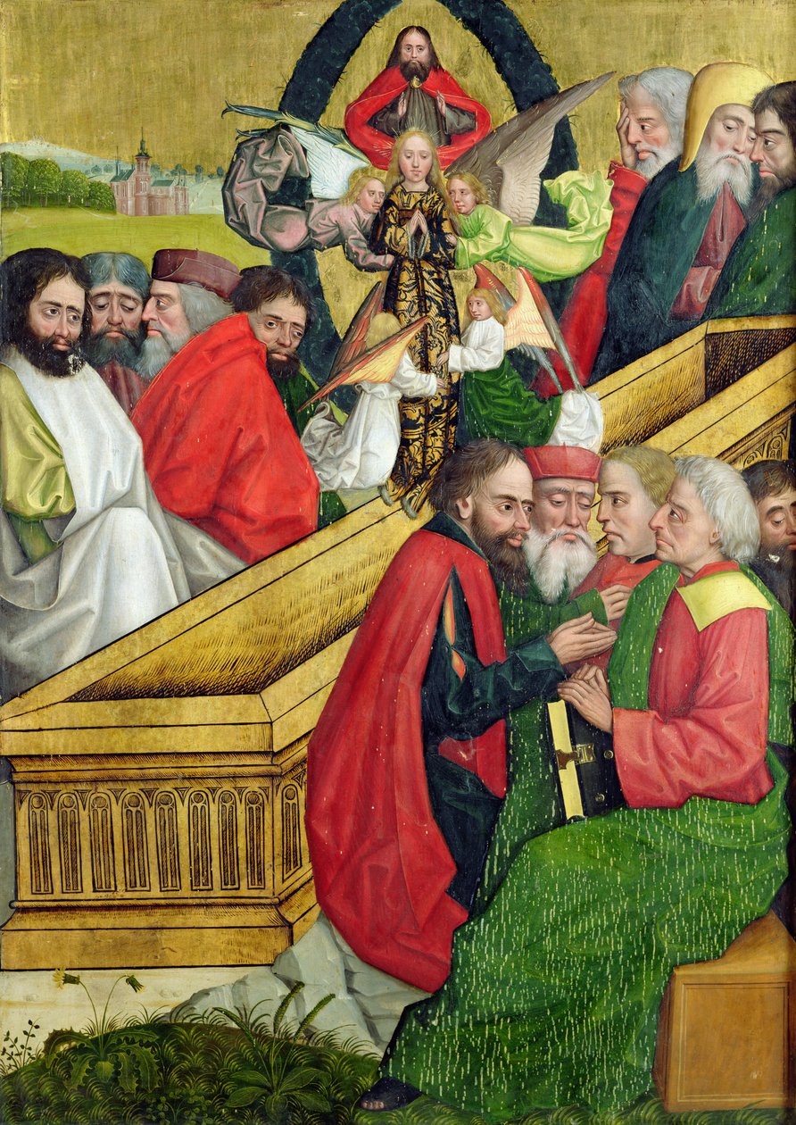 Wniebowzięcie z ołtarza kopułowego, 1499 (tempera na desce) autorstwa Absolon Stumme