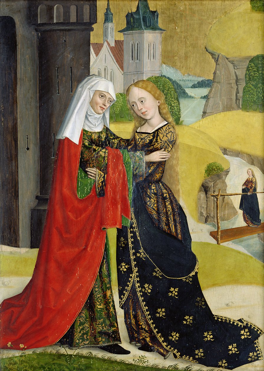 Nawiedzenie z ołtarza kopuły, 1499 (tempera na desce) autorstwa Absolon Stumme