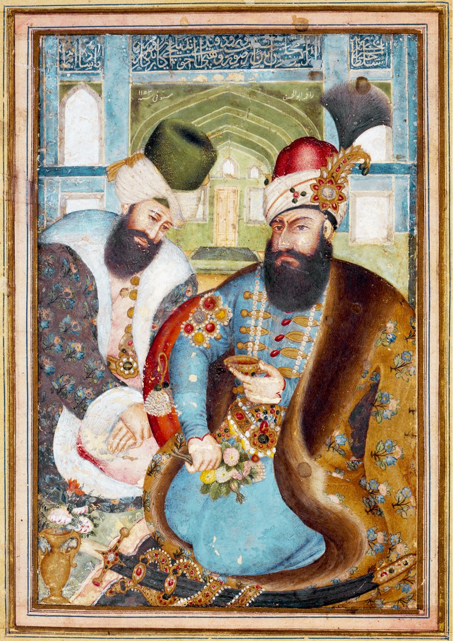 Założyciel dynastii Zand, Karim Khan (1750-1779) autorstwa Abu’l Hasan Mustawfi