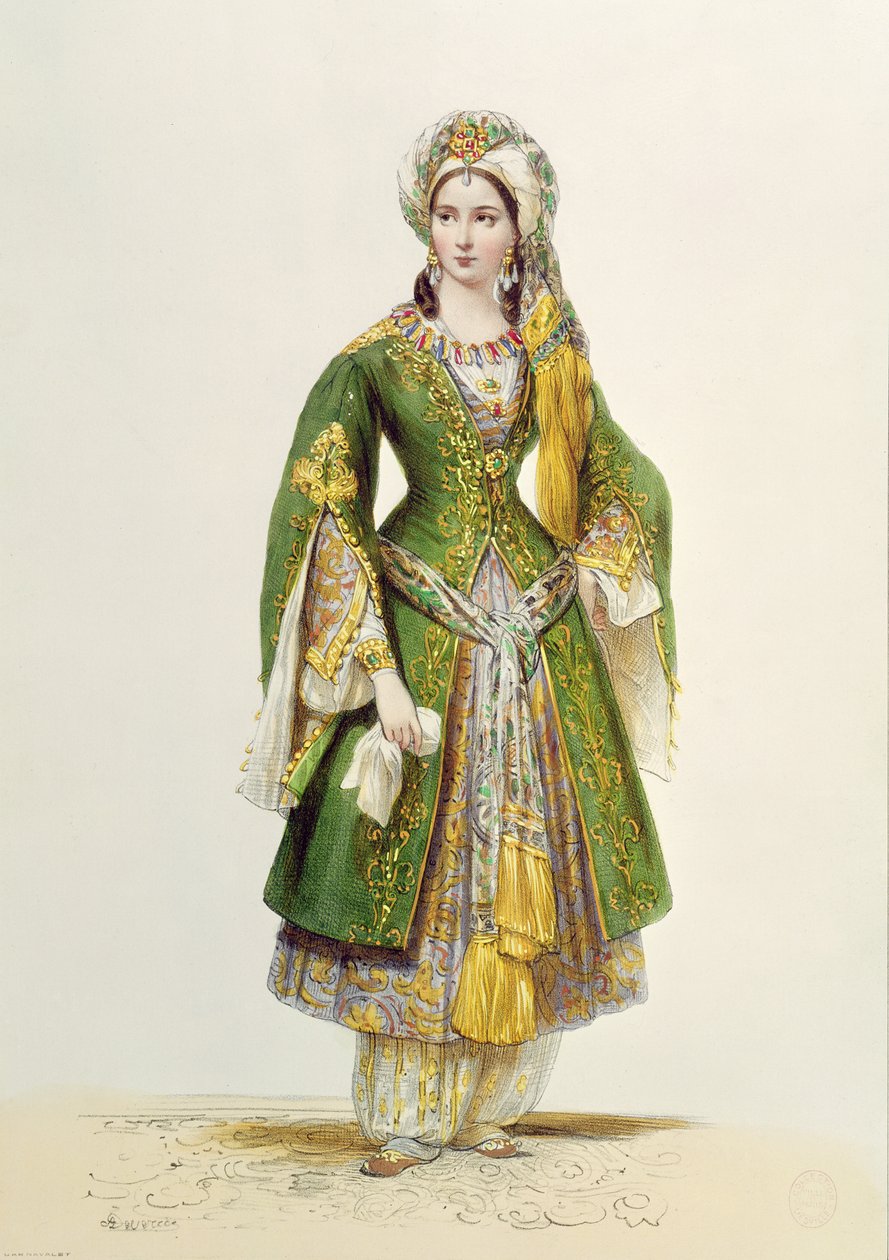 Mademoiselle Rachel (1821-58) jako Roxane w „Bajazet” Jeana Racine