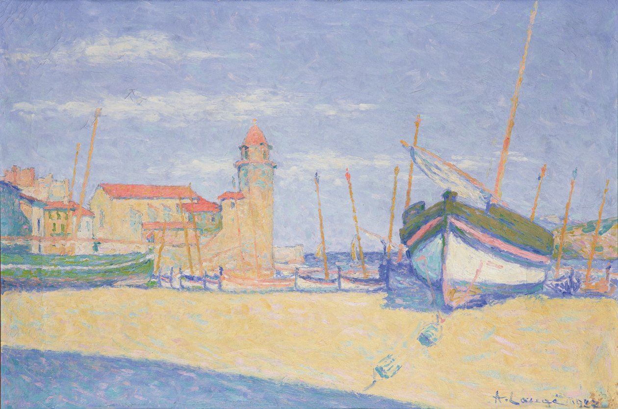 Widok Collioure, 1927 autorstwa Achille Lauge