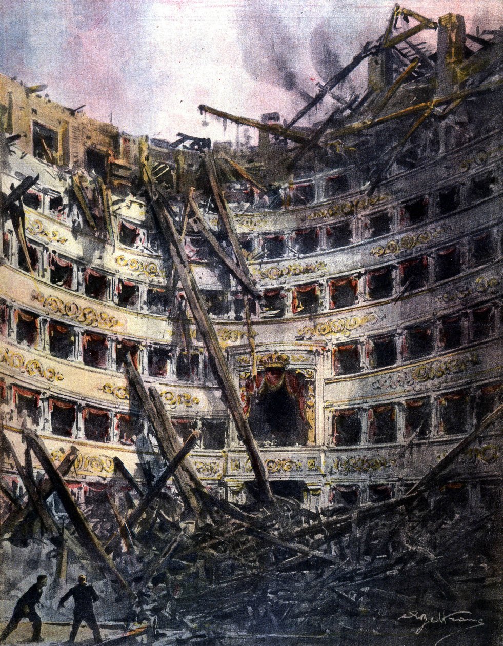 Nieznany obraz autorstwa Achille Beltrame