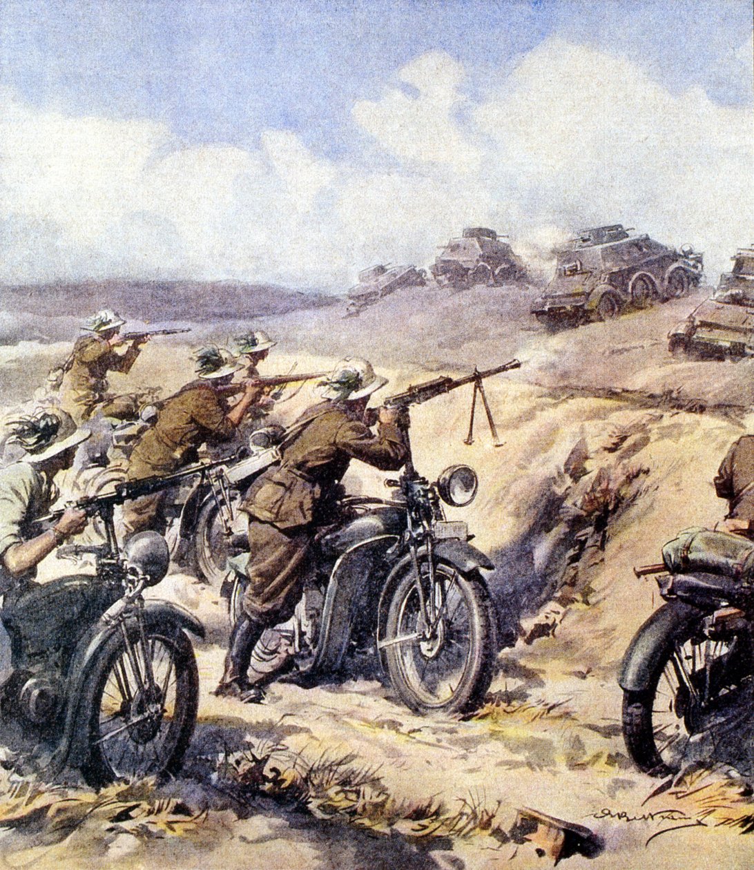 II wojna światowa-1940 1941-kampania północnoafrykańska-włoska inwazja na Egipt autorstwa Achille Beltrame