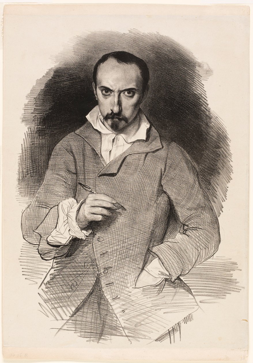 Autoportret autorstwa Achille Devéria