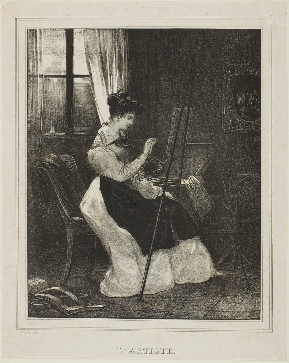 Artysta autorstwa Achille Devéria