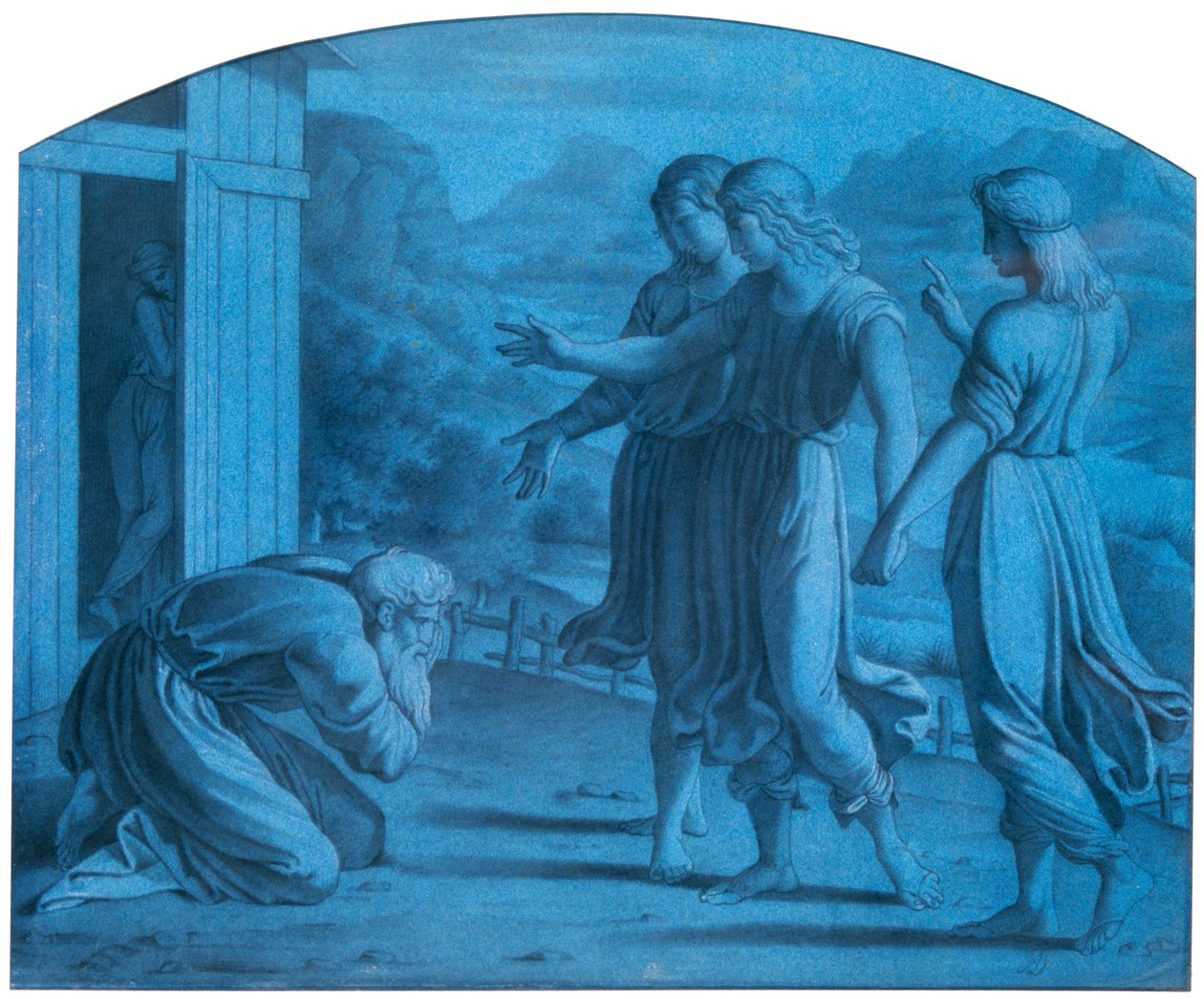 Szpitalnica Abrahama, ok. 1820-1857 autorstwa Achille Devéria