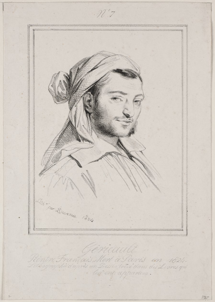 Teodor Gericault autorstwa Achille Devéria