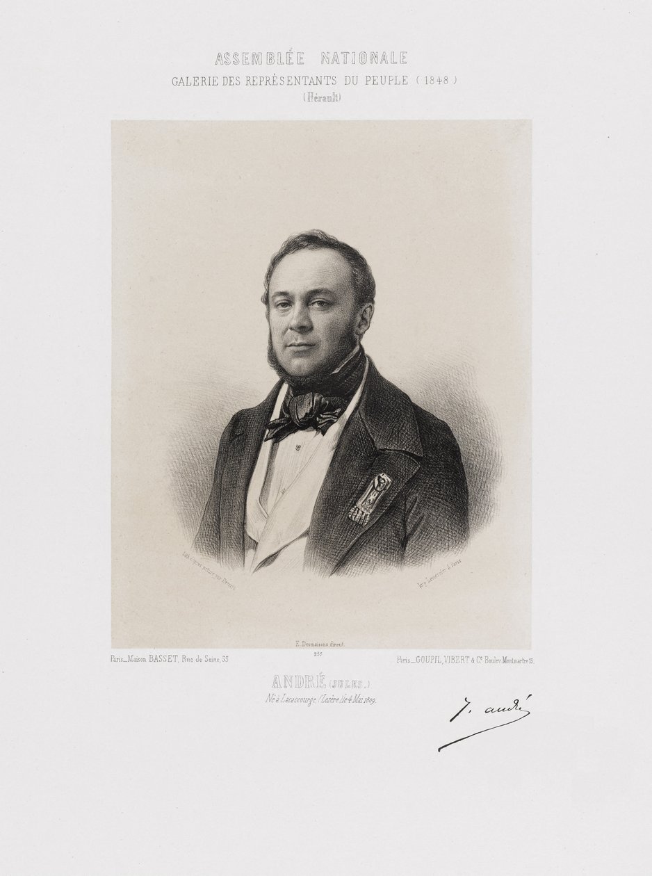 Zgromadzenie Narodowe, Galeria Przedstawicieli Ludowych - Marie François Joseph Jules André (Hérault) autorstwa Achille Devéria