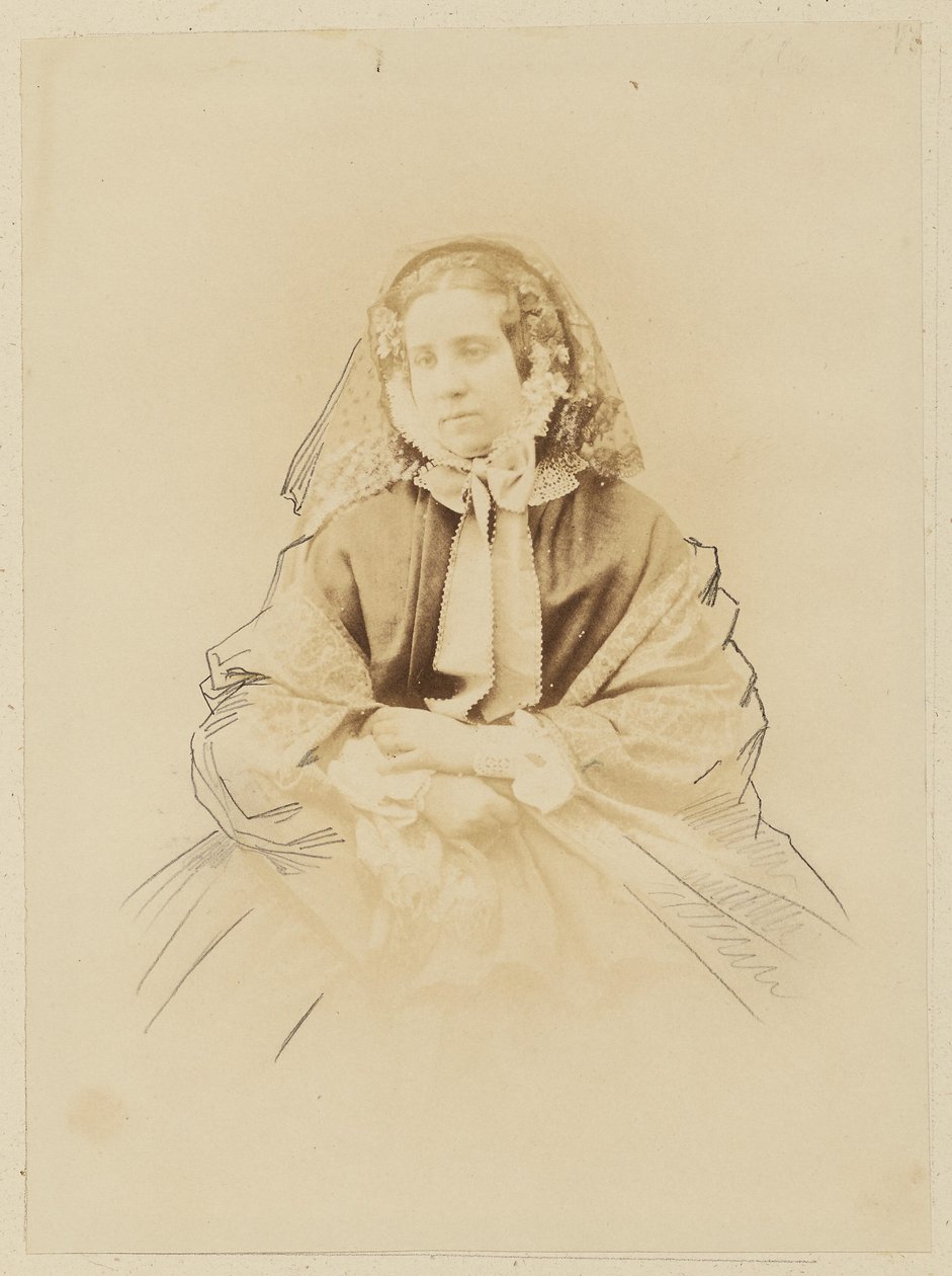 [Półdługi portret damy]. autorstwa Achille Devéria