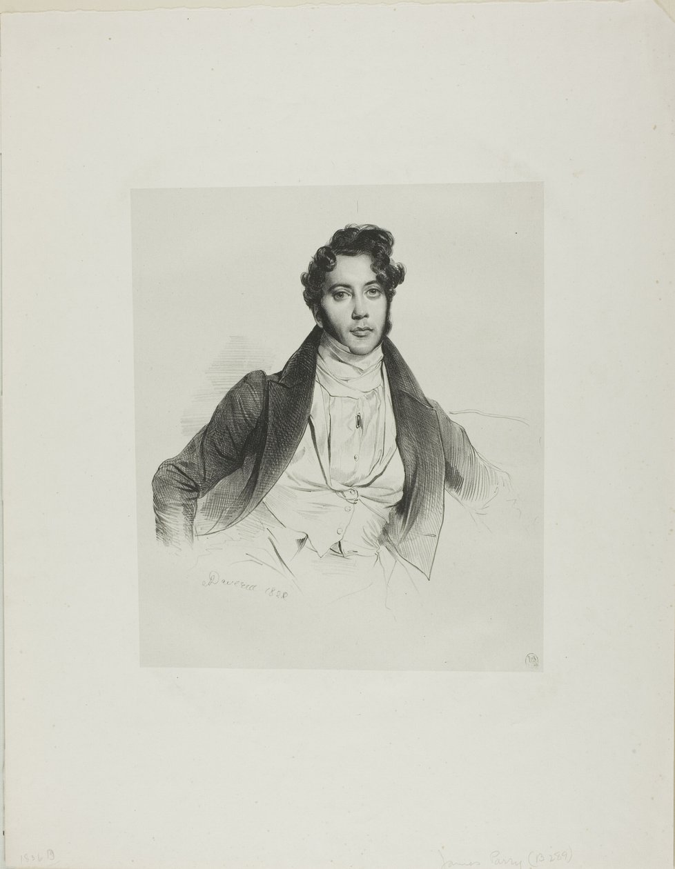 James Parry autorstwa Achille Devéria