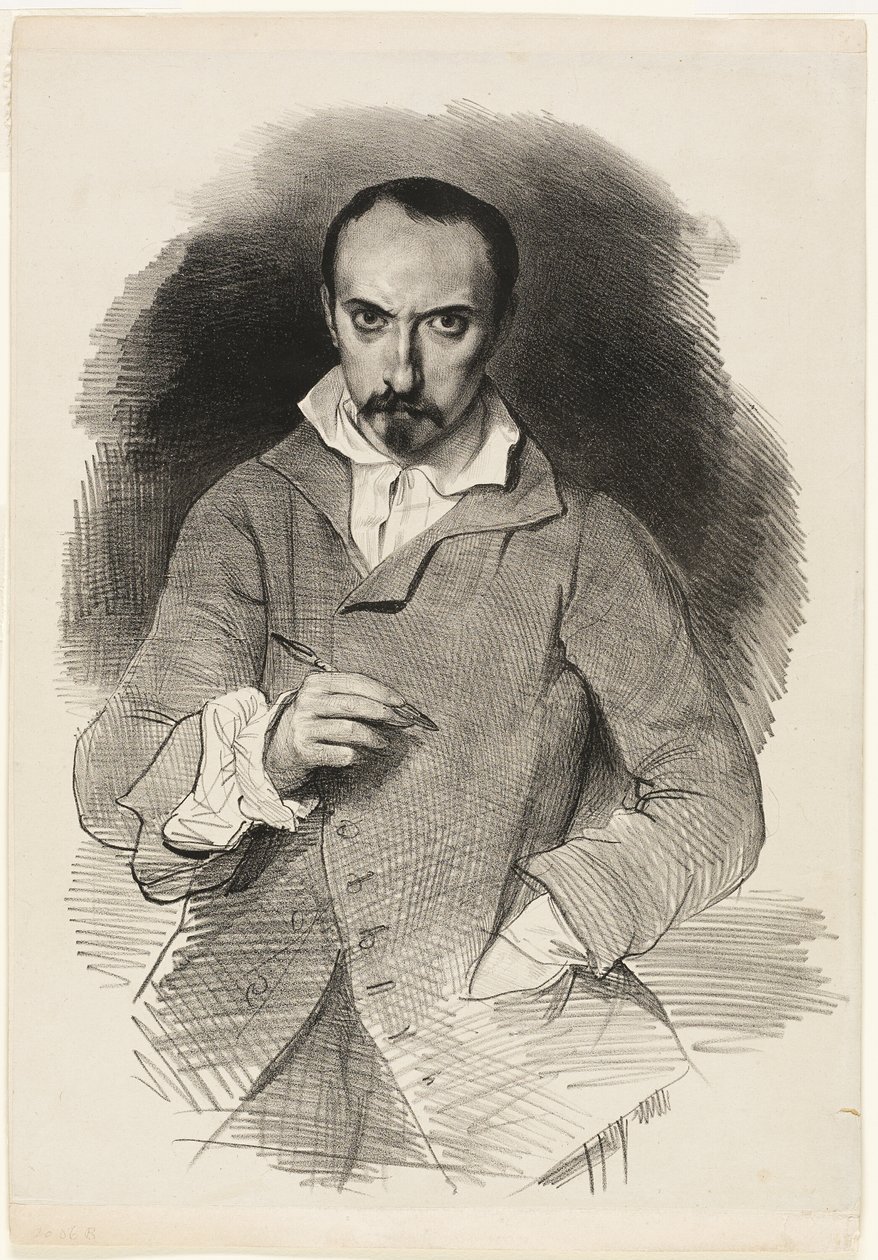 Autoportret autorstwa Achille Devéria