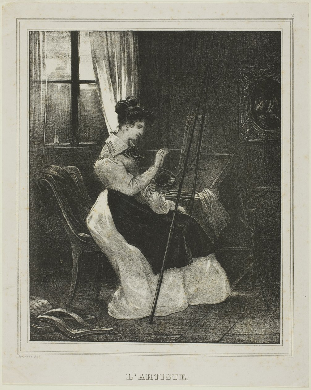 Artysta autorstwa Achille Devéria
