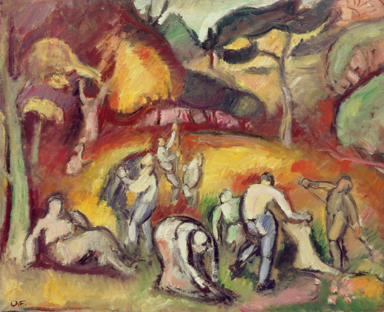 praca jesienna autorstwa Achille Emile Othon Friesz