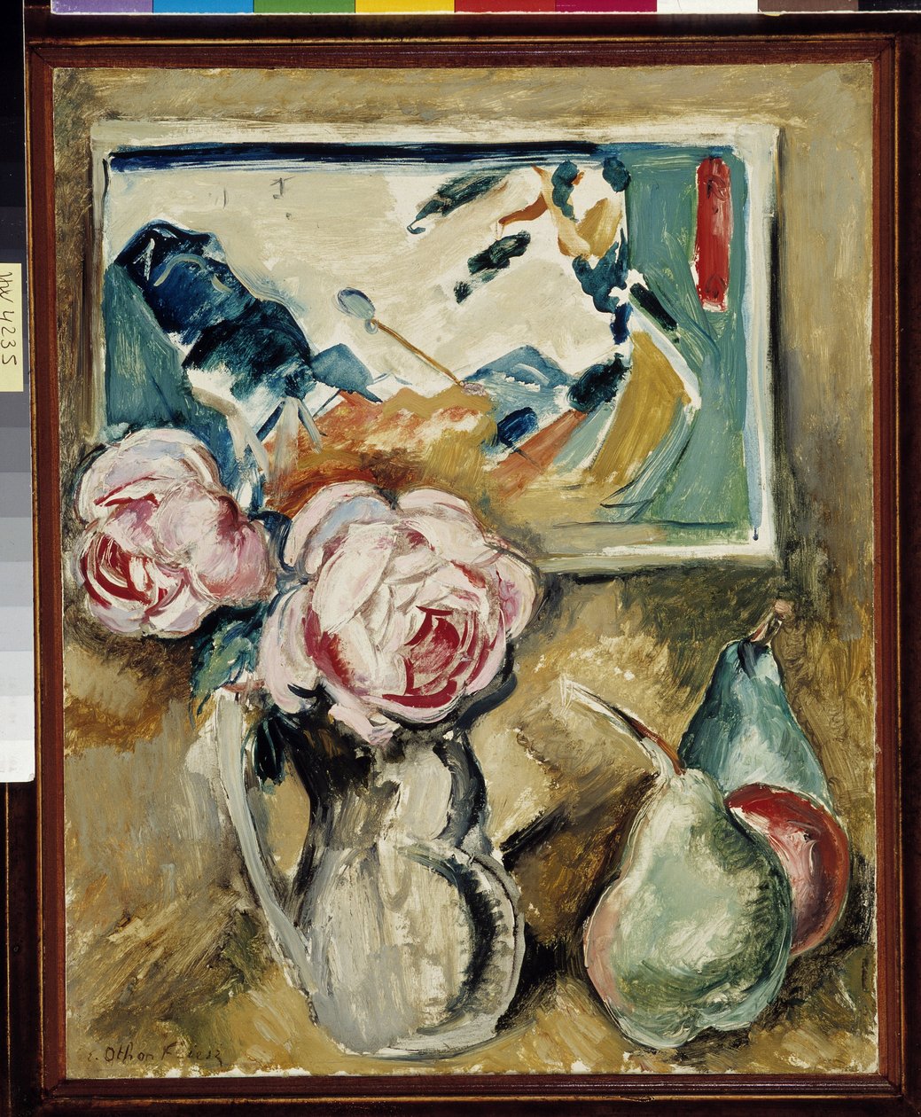 Jelonkowa martwa natura na obrazie „Makowe pole” autorstwa Achille Emile Othon Friesz