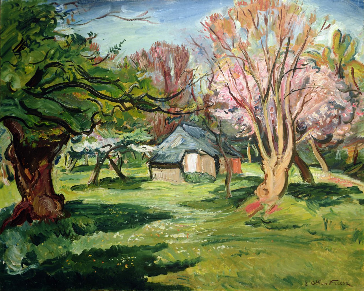 Dom na łące autorstwa Achille Emile Othon Friesz