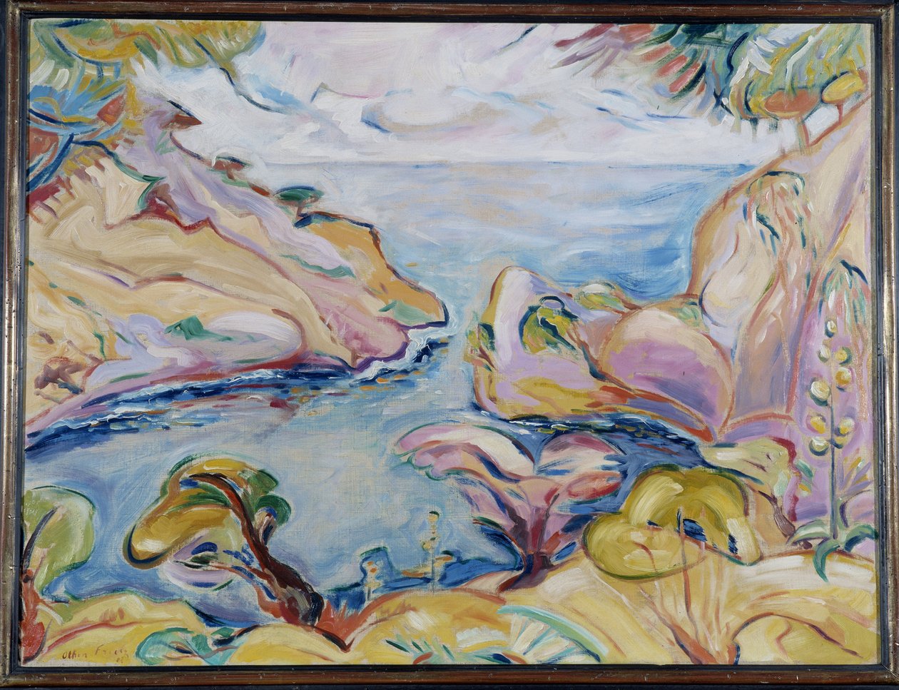 Calanque of Figuerolles w La Ciotat Achille-Emile (Achille Emile) Othon Friesz (1879-1949) 1907 Obowiązkowa wzmianka: Kolekcja fundacji z pozdrowieniami z Prowansji, Marsylia autorstwa Achille Emile Othon Friesz