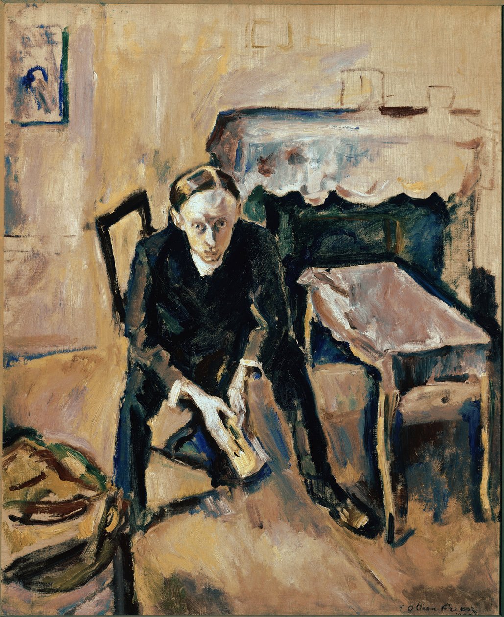 Portret francuskiego pisarza Fernanda Fleureta (olej na płótnie autorstwa Achille Emile Othon Friesz