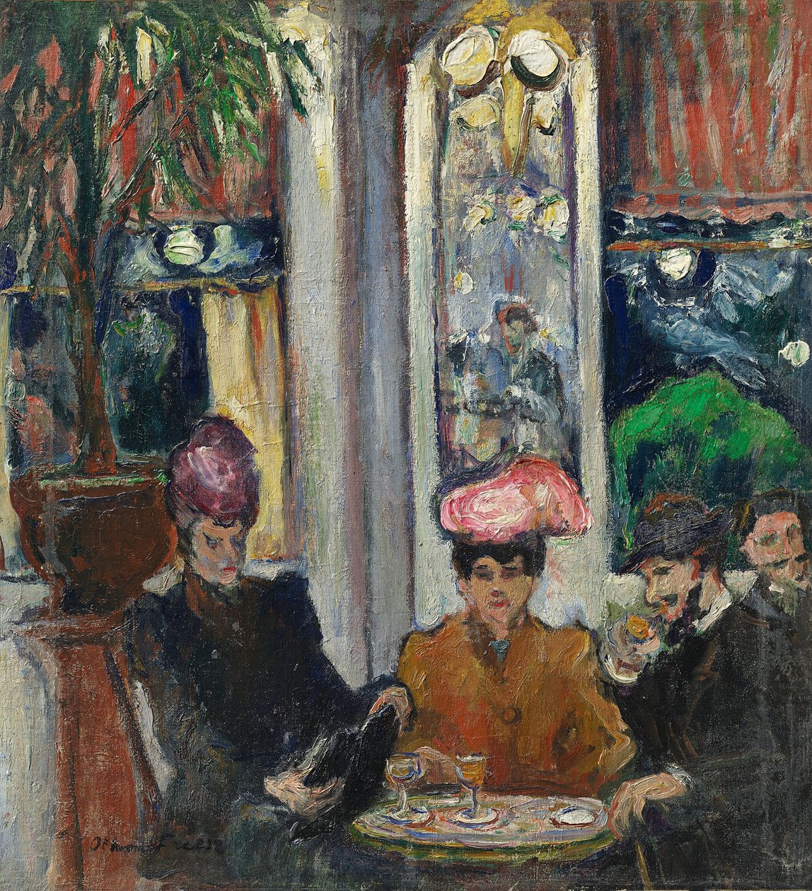 Sceny w paryskiej brasserie autorstwa Achille Emile Othon Friesz