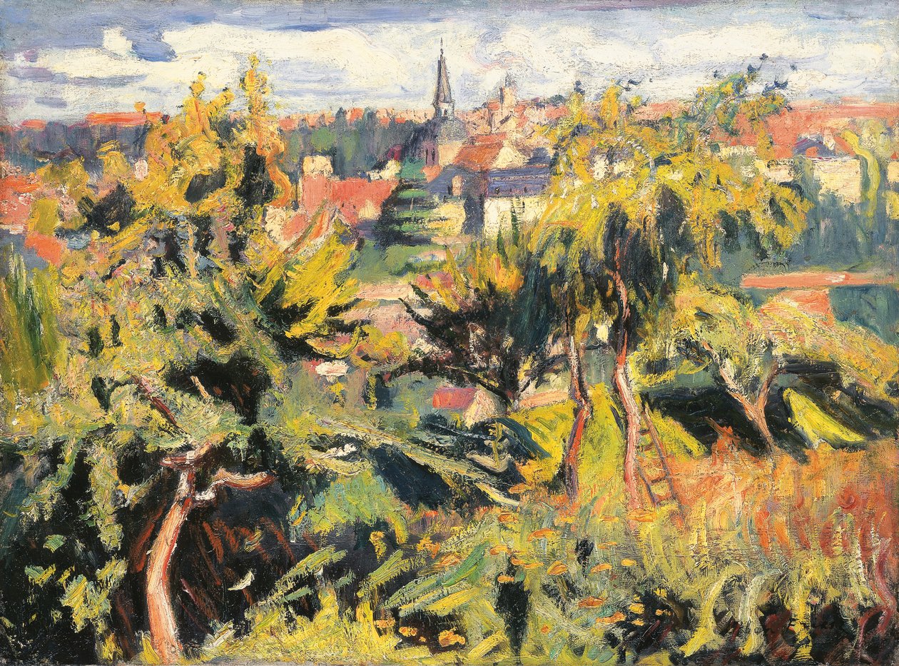 Miasteczko Za Drzewami autorstwa Achille Emile Othon Friesz