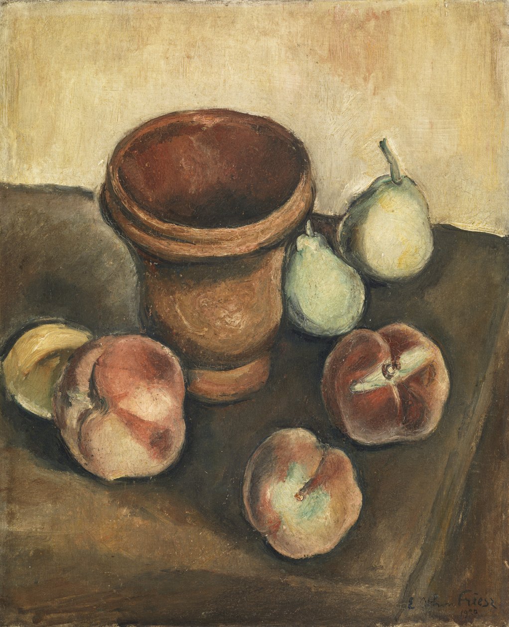 Martwa natura z brzoskwiniami i gruszkami autorstwa Achille Emile Othon Friesz