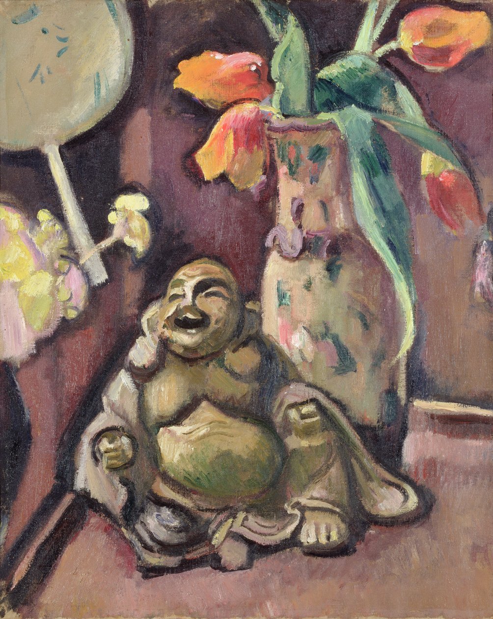 Martwa natura z posążkiem Buddy autorstwa Achille Emile Othon Friesz