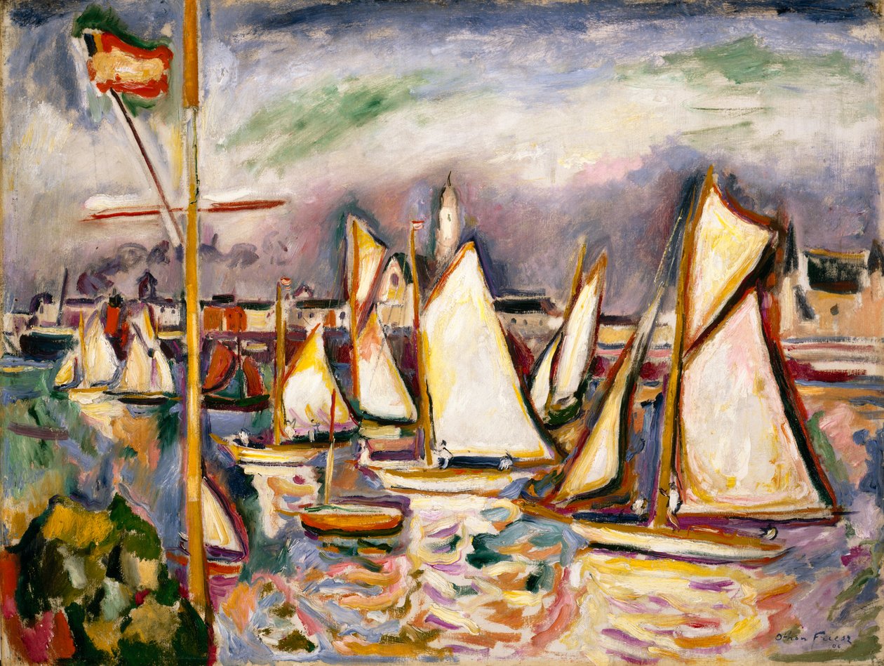 Regaty w Antwerpii autorstwa Achille Emile Othon Friesz