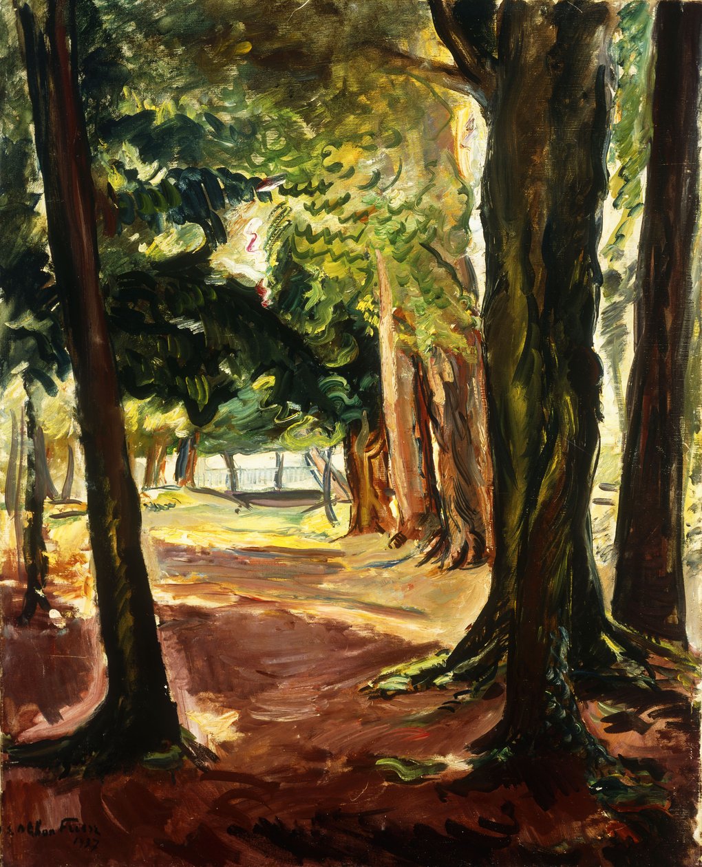 Drzewa w pobliżu Cote de Grace; Drzewa w pobliżu Cote de Grace autorstwa Achille Emile Othon Friesz