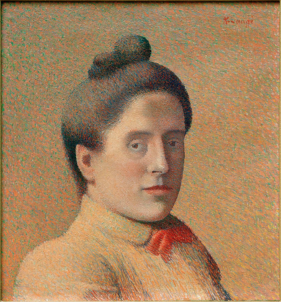 Portret kobiety autorstwa Achille Lauge