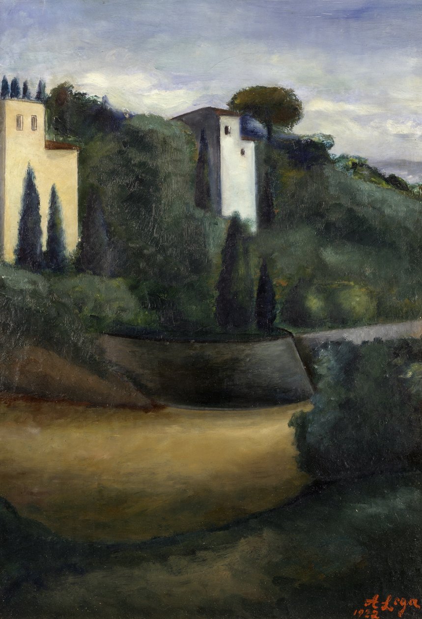 Wille w Fiesole autorstwa Achille Lega
