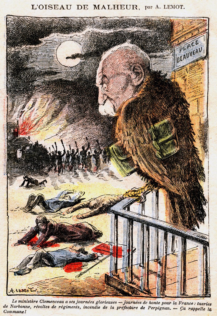George Clemenceau w Pielgrzymie autorstwa Achille Lemot