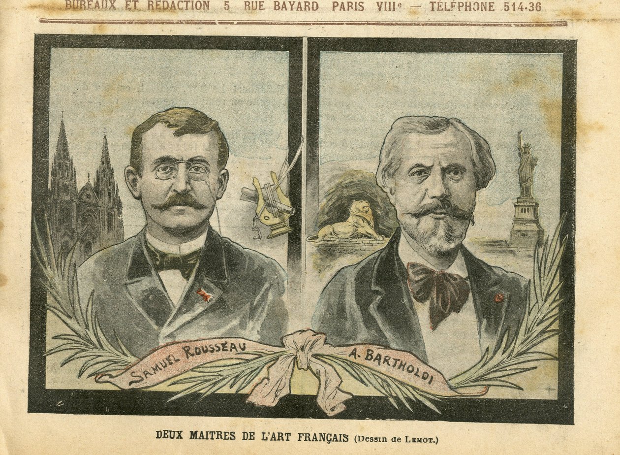 Ilustracja Achille Lemot (1846-1909) w Le Pelerin autorstwa Achille Lemot