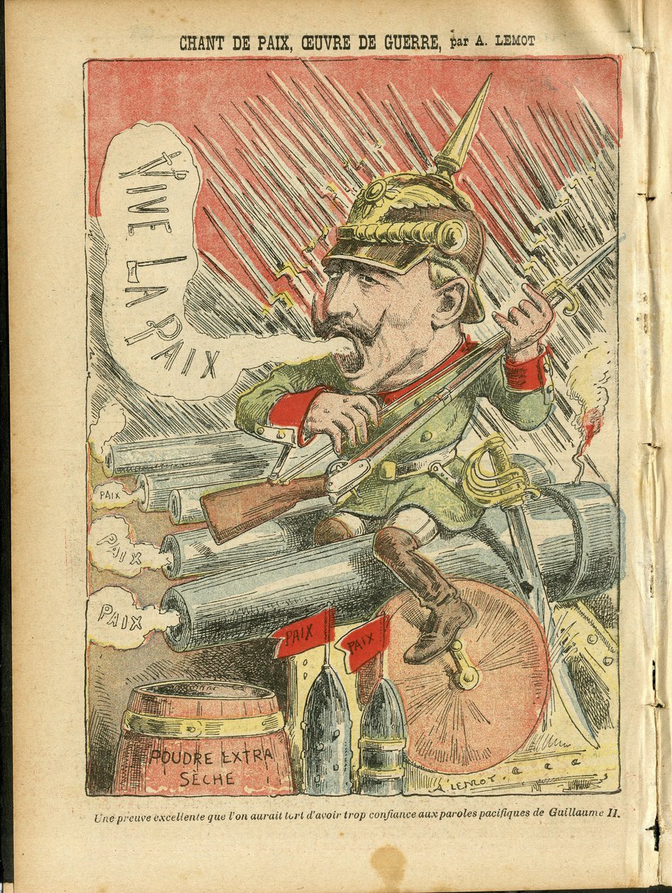 Ilustracja Achille Lemot (1846-1909) w Le Pelerin autorstwa Achille Lemot