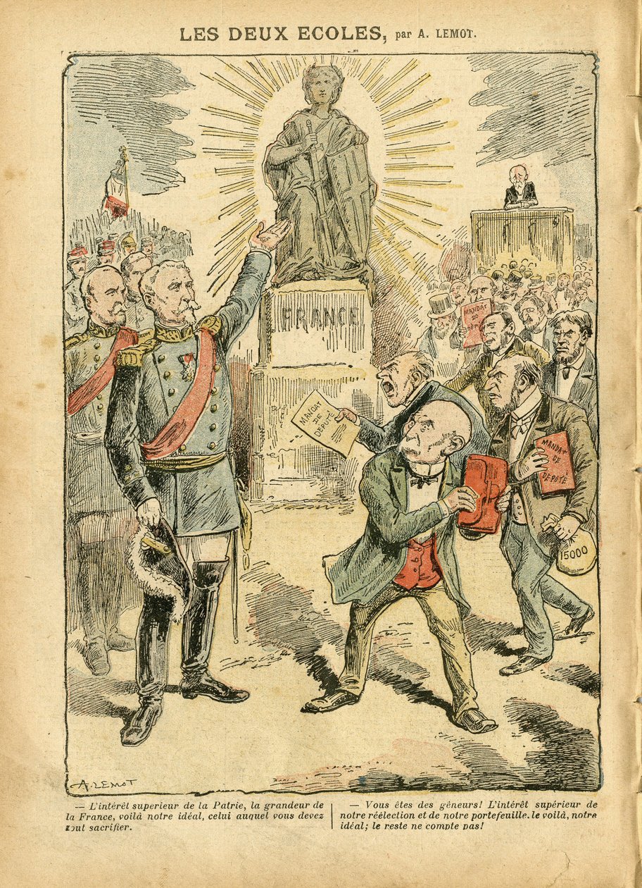 Ilustracja Achille Lemot (1846-1909) w Le Pelerin autorstwa Achille Lemot