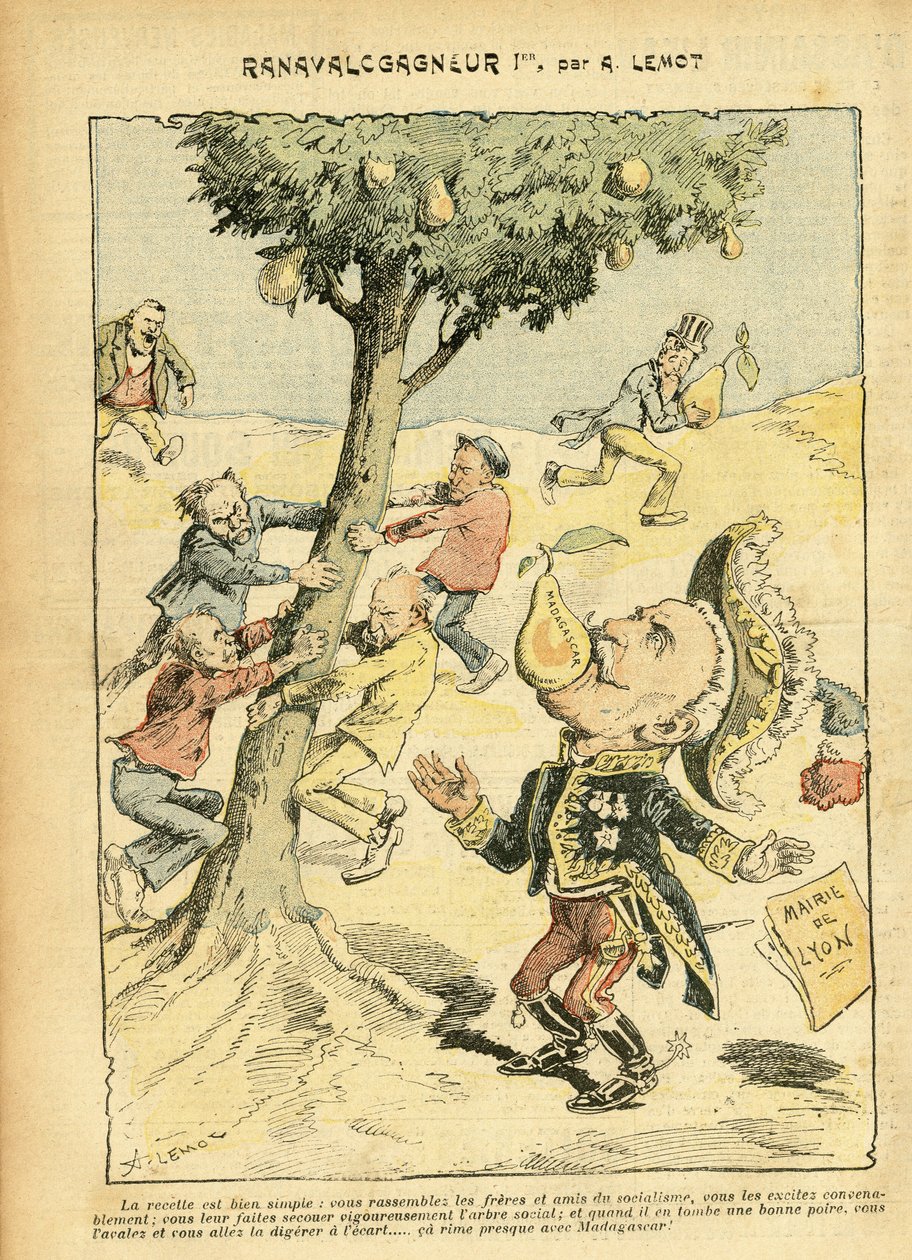 Ilustracja Achille Lemot (1846-1909) w Le Pelerin autorstwa Achille Lemot