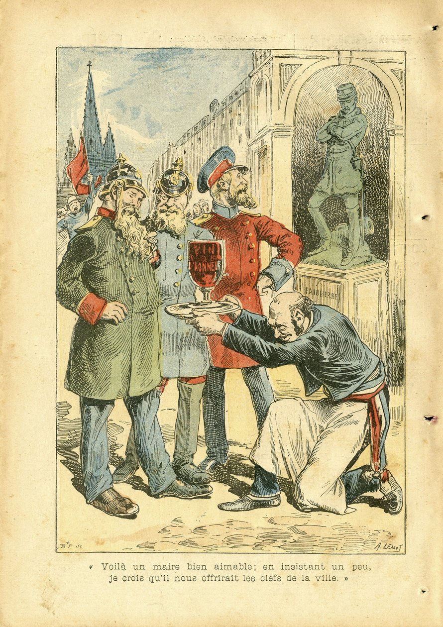 Ilustracja Achille Lemot (1846-1909) w Le Pelerin autorstwa Achille Lemot