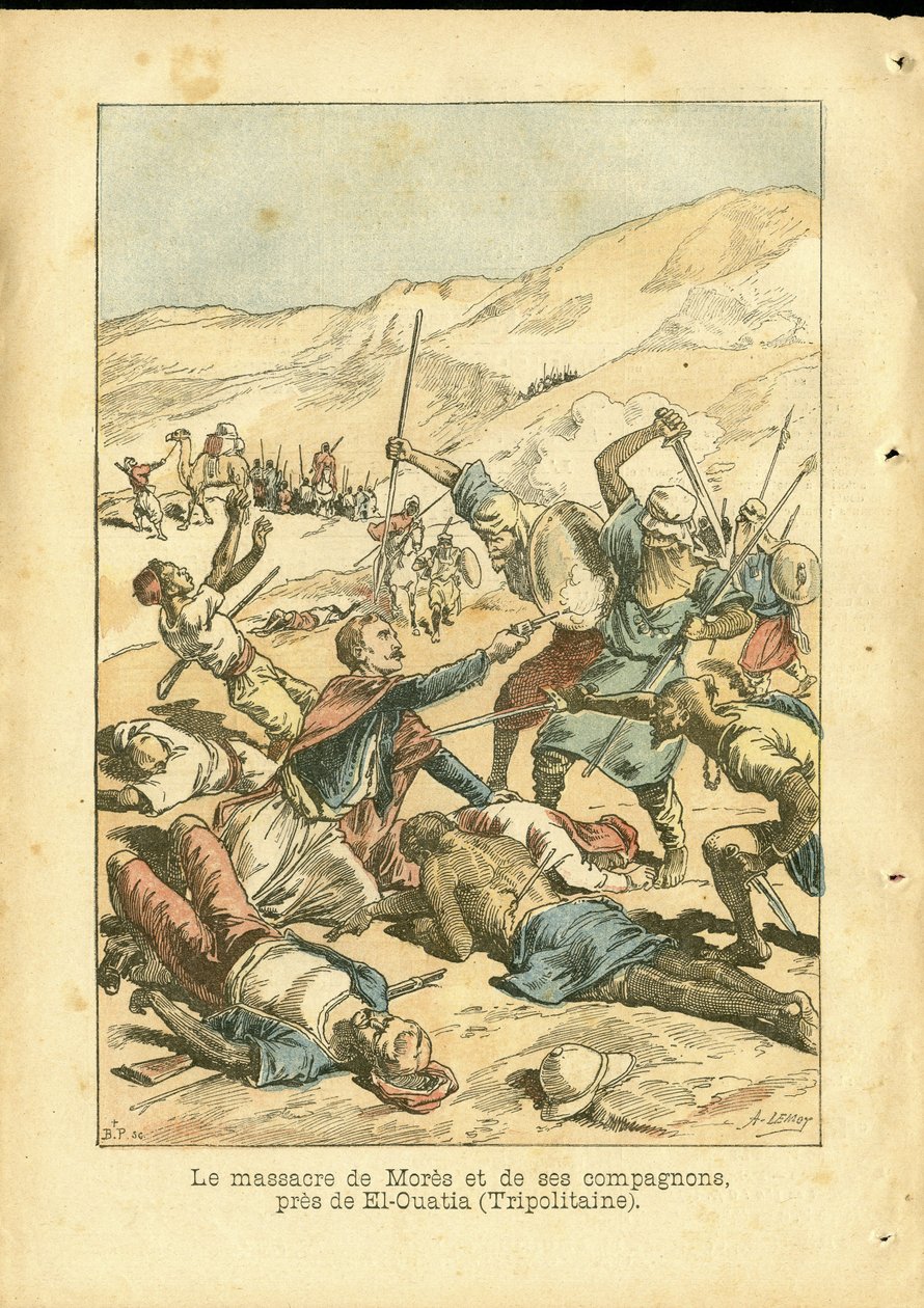 Ilustracja Achille Lemot (1846-1909) w Le Pelerin autorstwa Achille Lemot