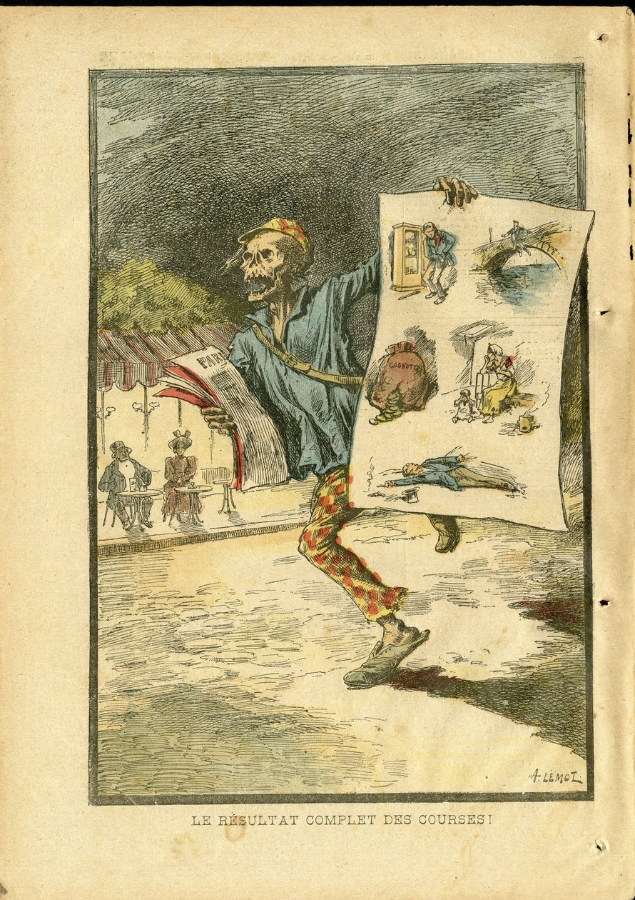Ilustracja Achille Lemot (1846-1909) w Le Pelerin autorstwa Achille Lemot