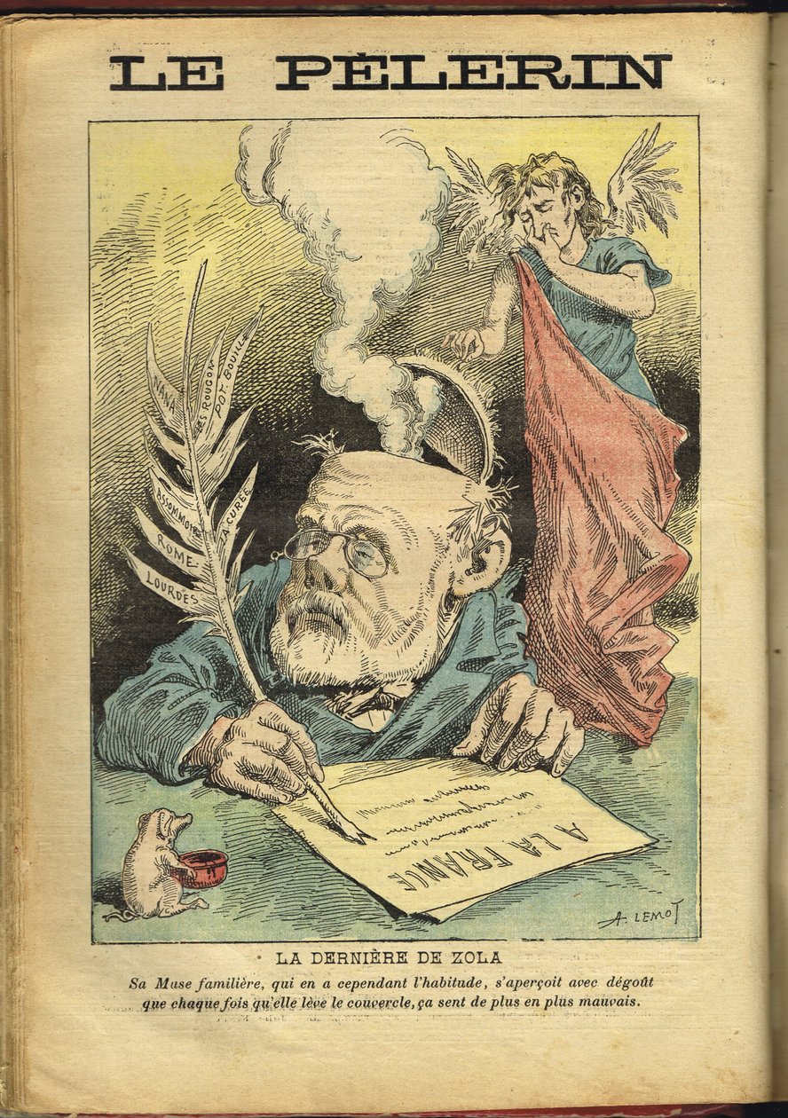 Ilustracja Achille Lemot (1846-1909) w Le Pelerin autorstwa Achille Lemot