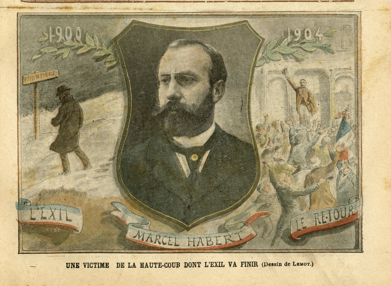 Ilustracja Achille Lemot (1846-1909) w Le Pelerin autorstwa Achille Lemot