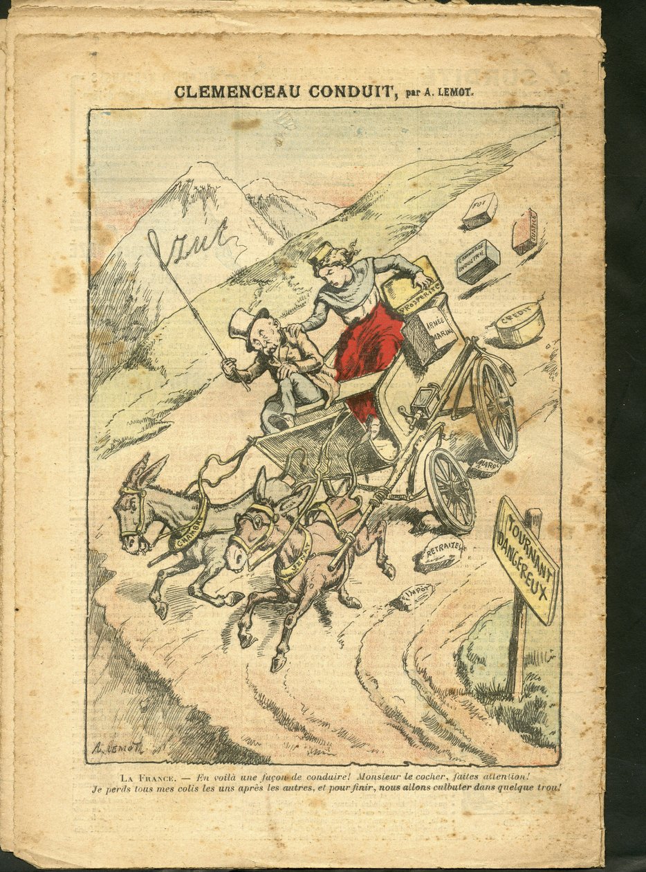 Ilustracja Achille Lemot (1846-1909) w Le Pelerin autorstwa Achille Lemot