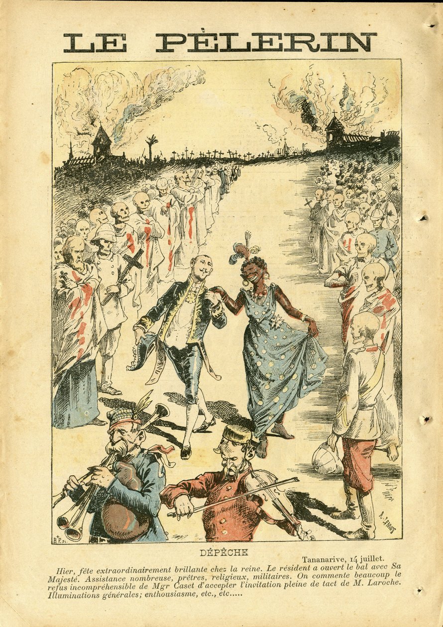 Ilustracja Achille Lemot (1846-1909) w Le Pelerin autorstwa Achille Lemot