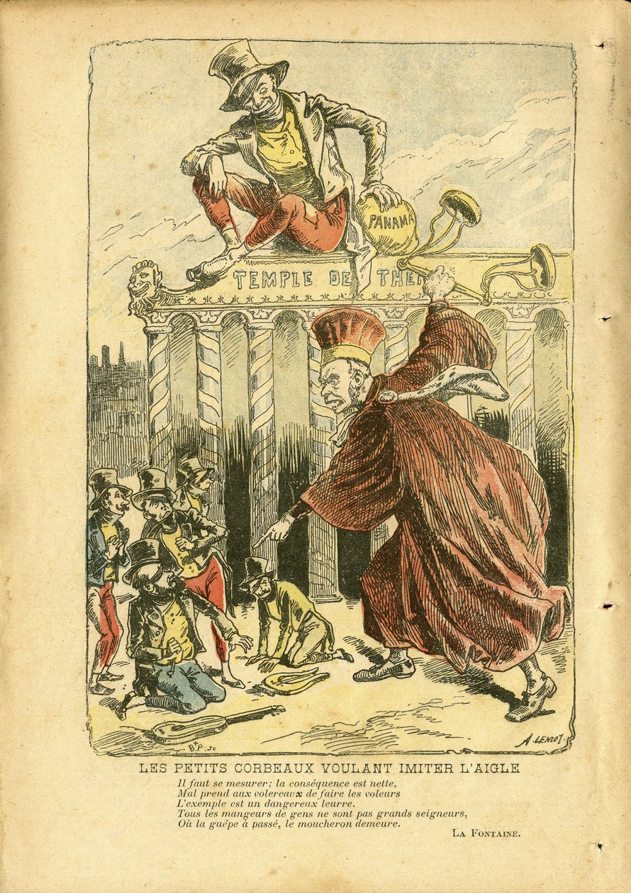 Ilustracja Achille Lemot (1846-1909) w Le Pelerin autorstwa Achille Lemot