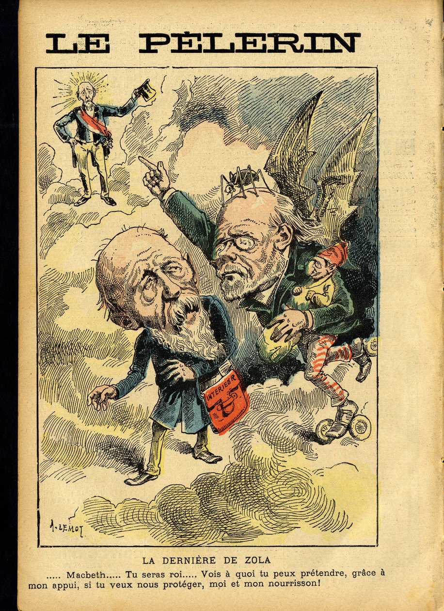 Ilustracja Achille Lemot (1846-1909) w Le Pelerin autorstwa Achille Lemot