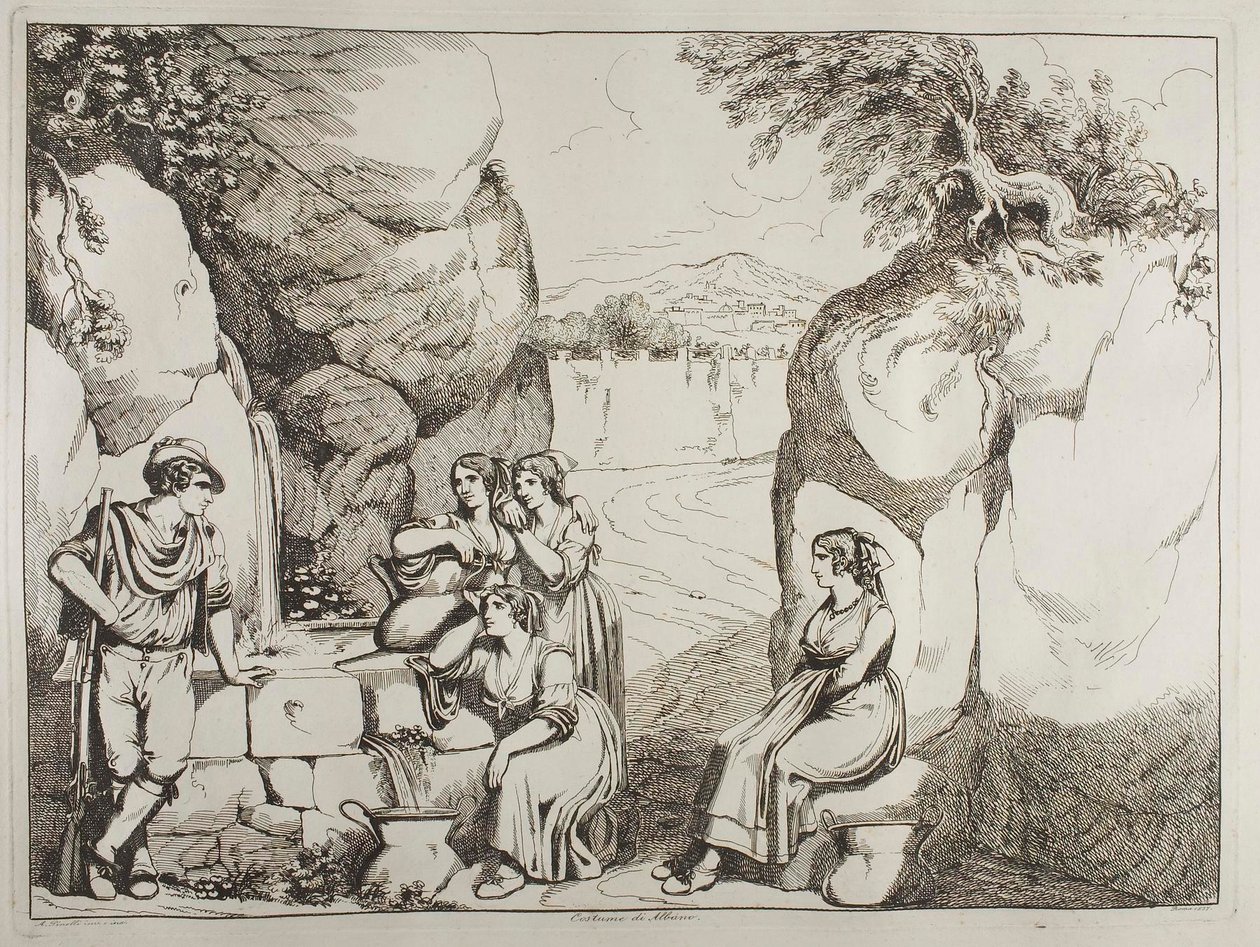 Strój z Albano autorstwa Achille Pinelli